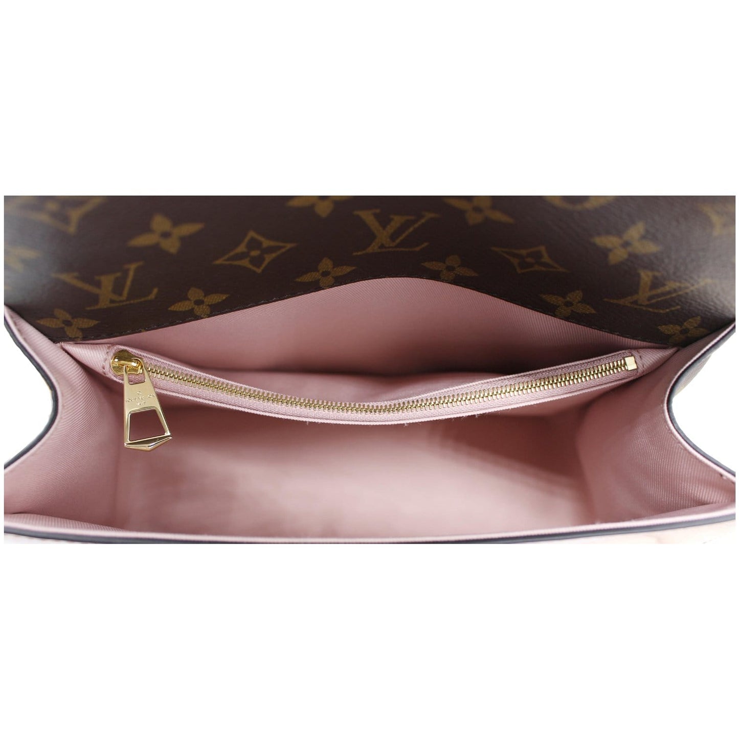 LOUIS VUITTON Cherrywood PM Patent Leather Shoulder Bag Rose Ballerine