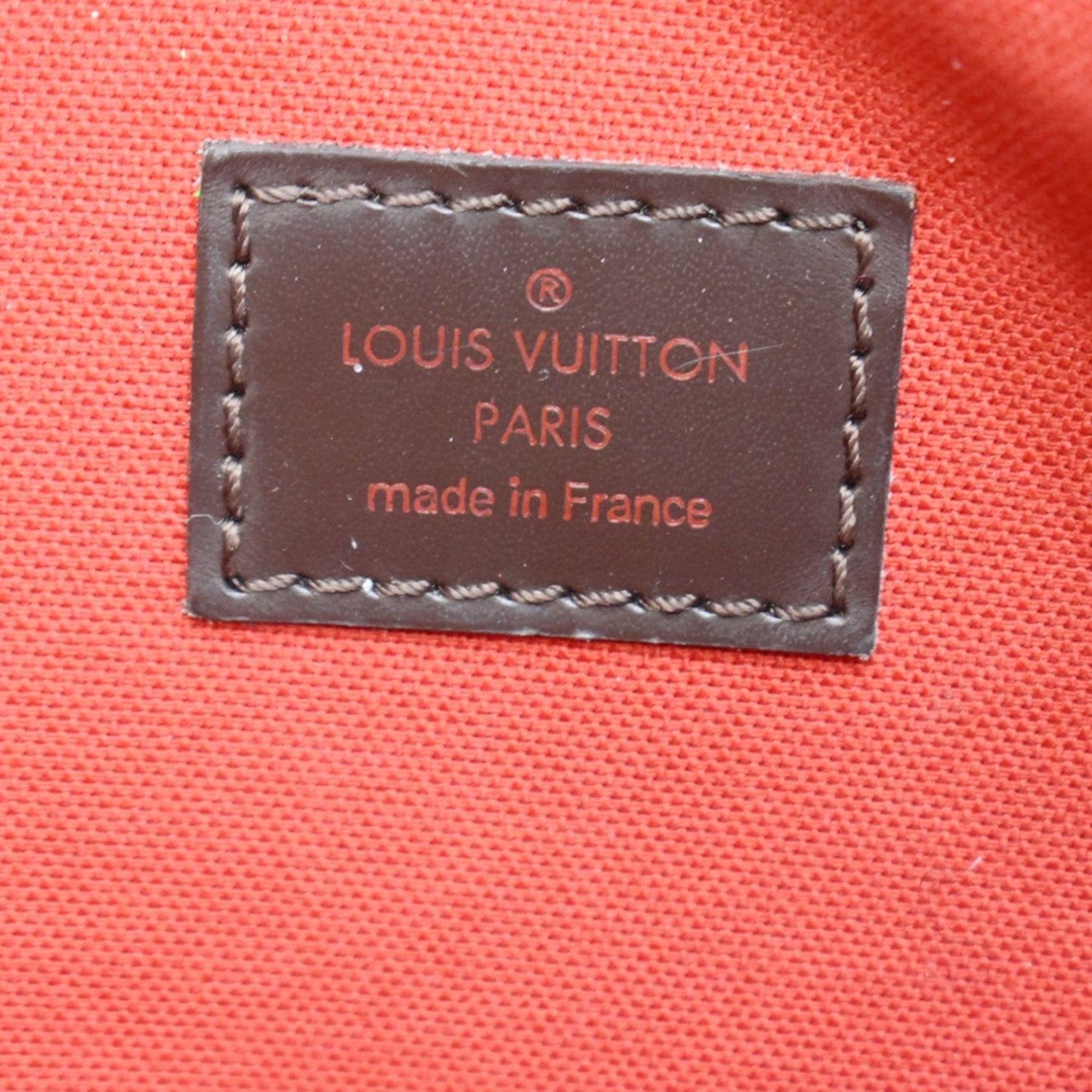 LOUIS VUITTON Bloomsbury PM Damier Ebene Crossbody Bag Brown
