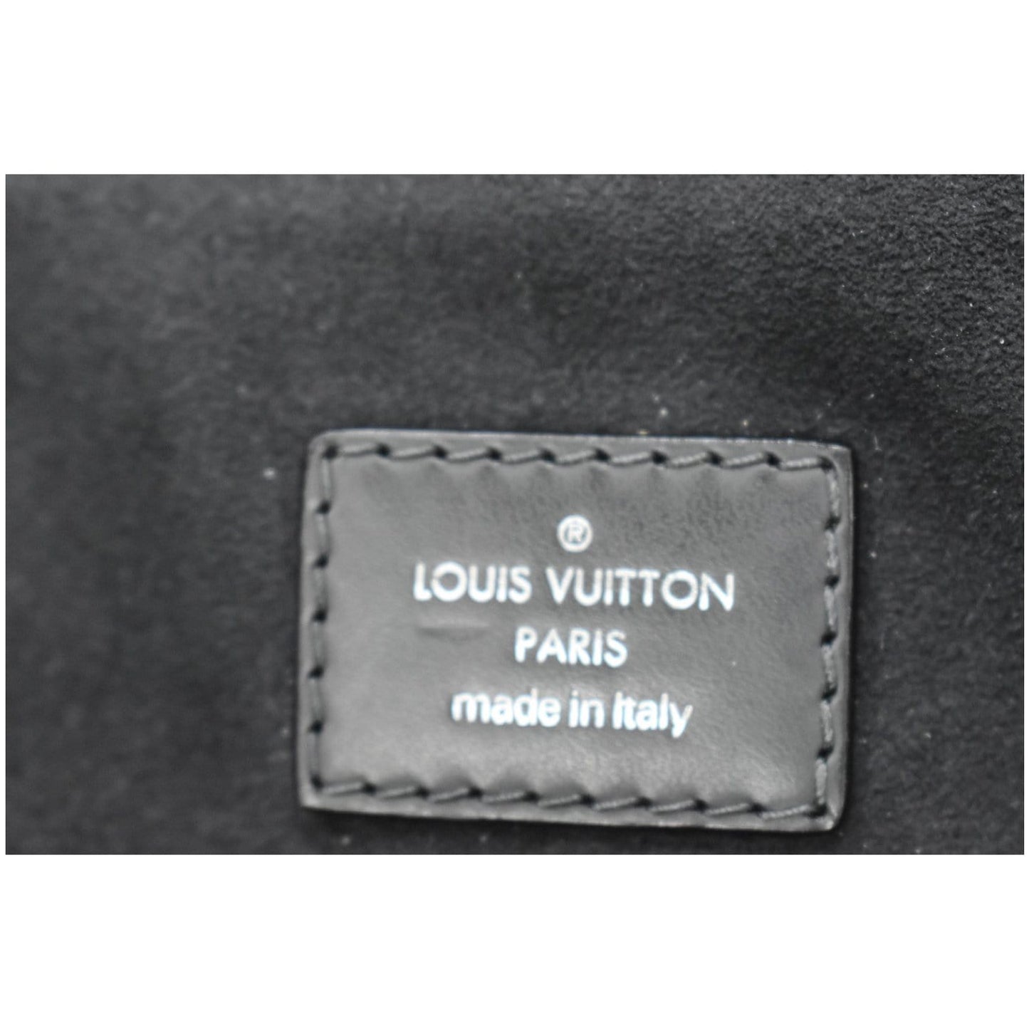 LOUIS VUITTON Greenwich Damier Cobalt Tote Bag Black