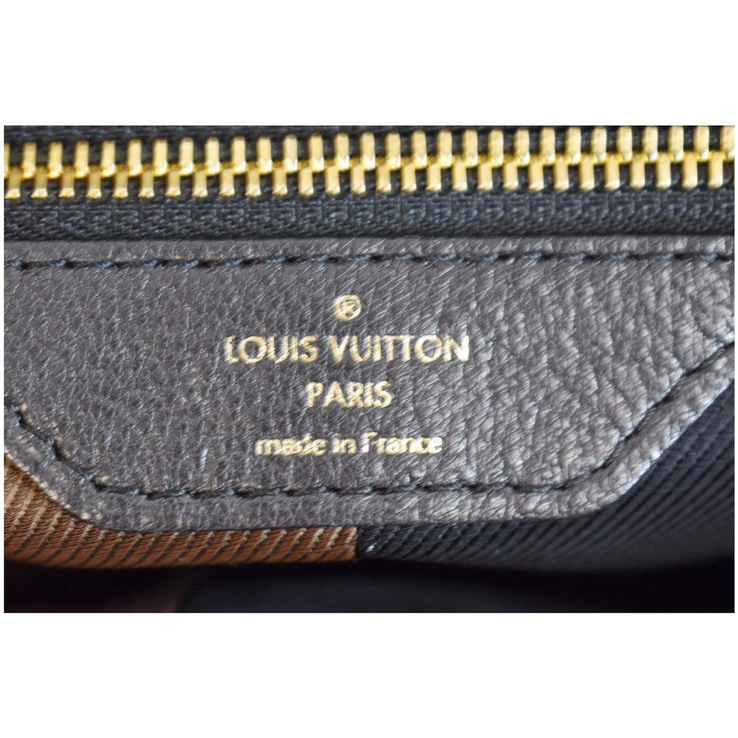 LOUIS VUITTON Blocks Stripes Monogram Leather Tote Bag Tri-Color