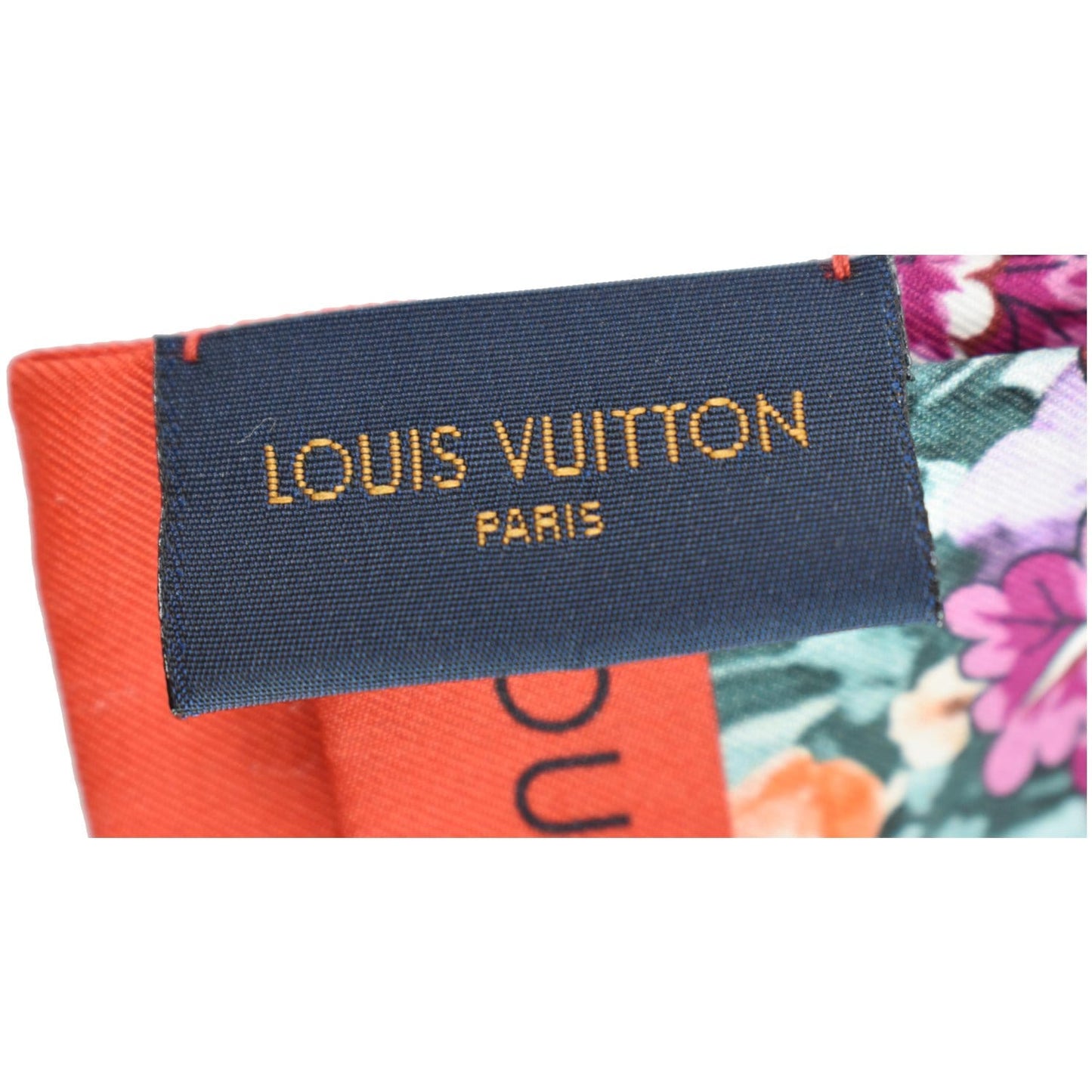 LOUIS VUITTON In The Garden Silk Bandeau Fuchsia