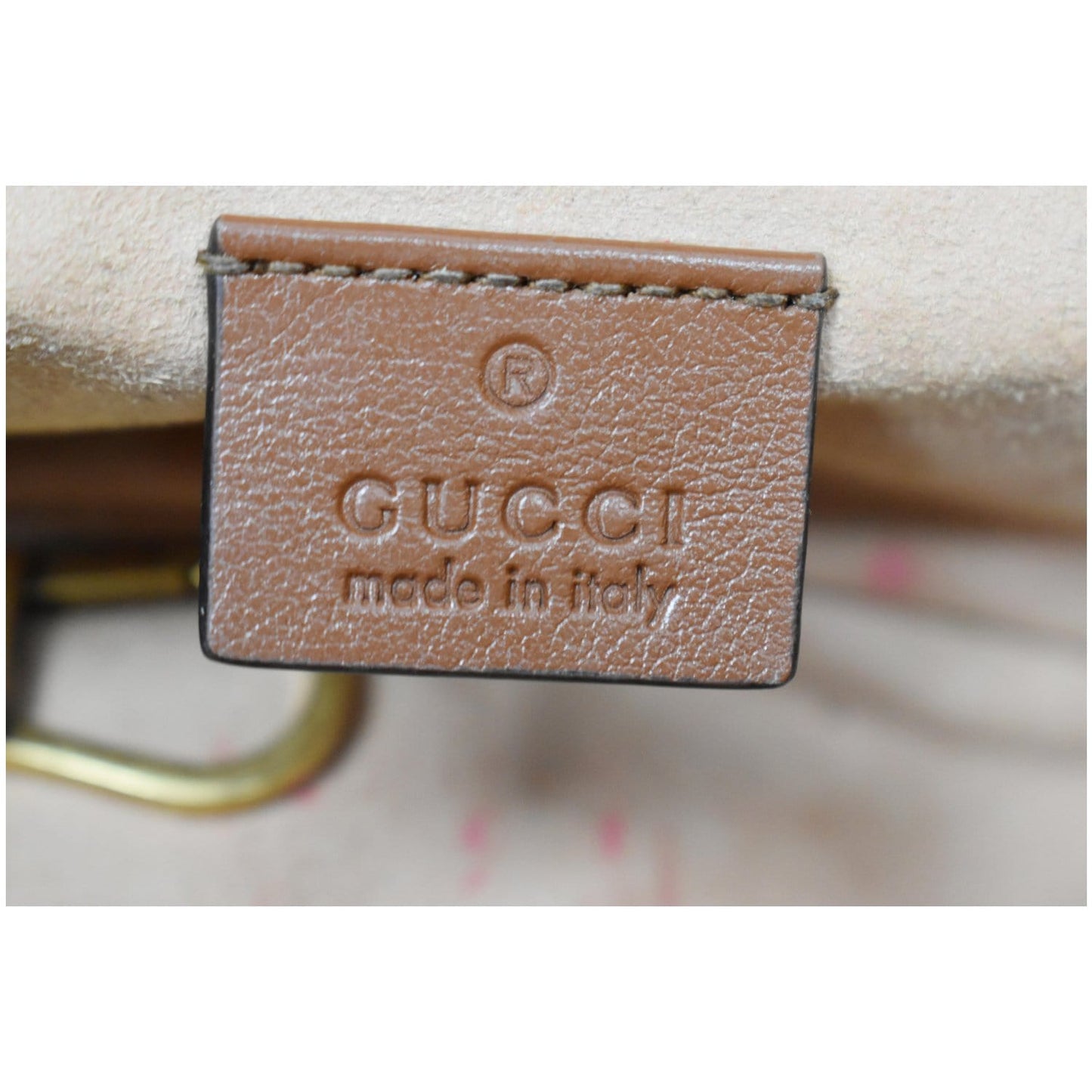 GUCCI GG Marmont Super Mini Matelasse Leather Crossbody Bag Brown 476433
