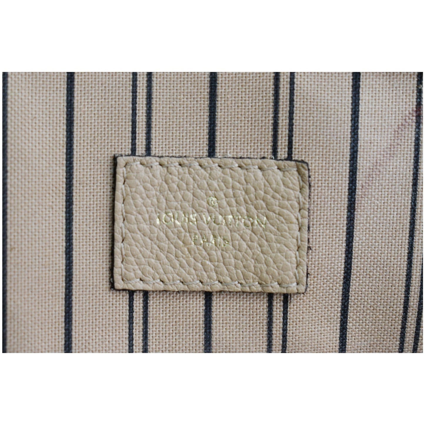 LOUIS VUITTON Pont Neuf MM Monogram Empreinte Leather Shoulder Bag Beige - 20% OFF