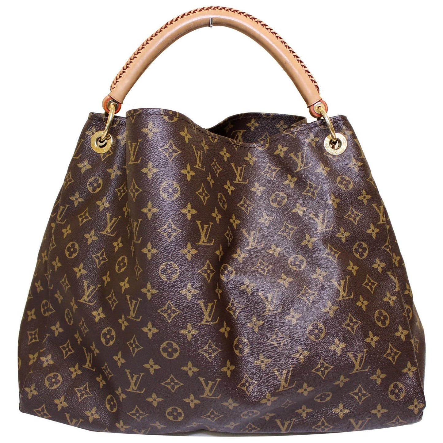 LOUIS VUITTON Artsy GM Monogram Canvas Shoulder Bag Brown