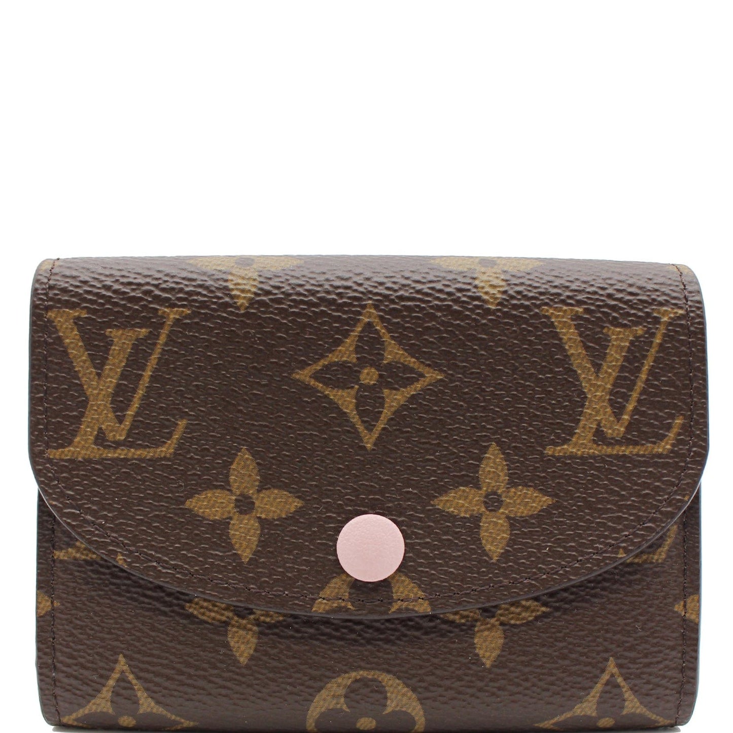 LOUIS VUITTON Rosalie Monogram Canvas Coin Purse Rose Ballerine