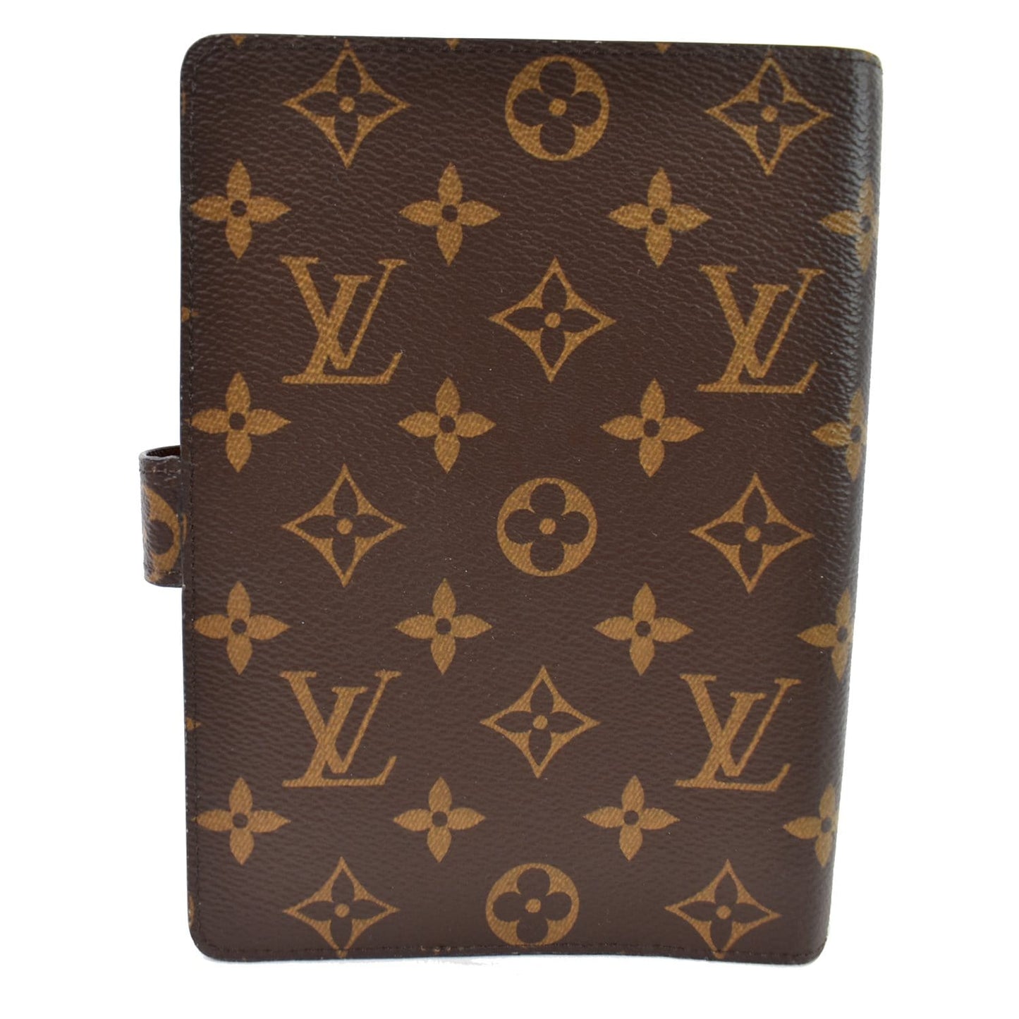 LOUIS VUITTON Agenda PM Monogram Canvas Planner Cover Brown