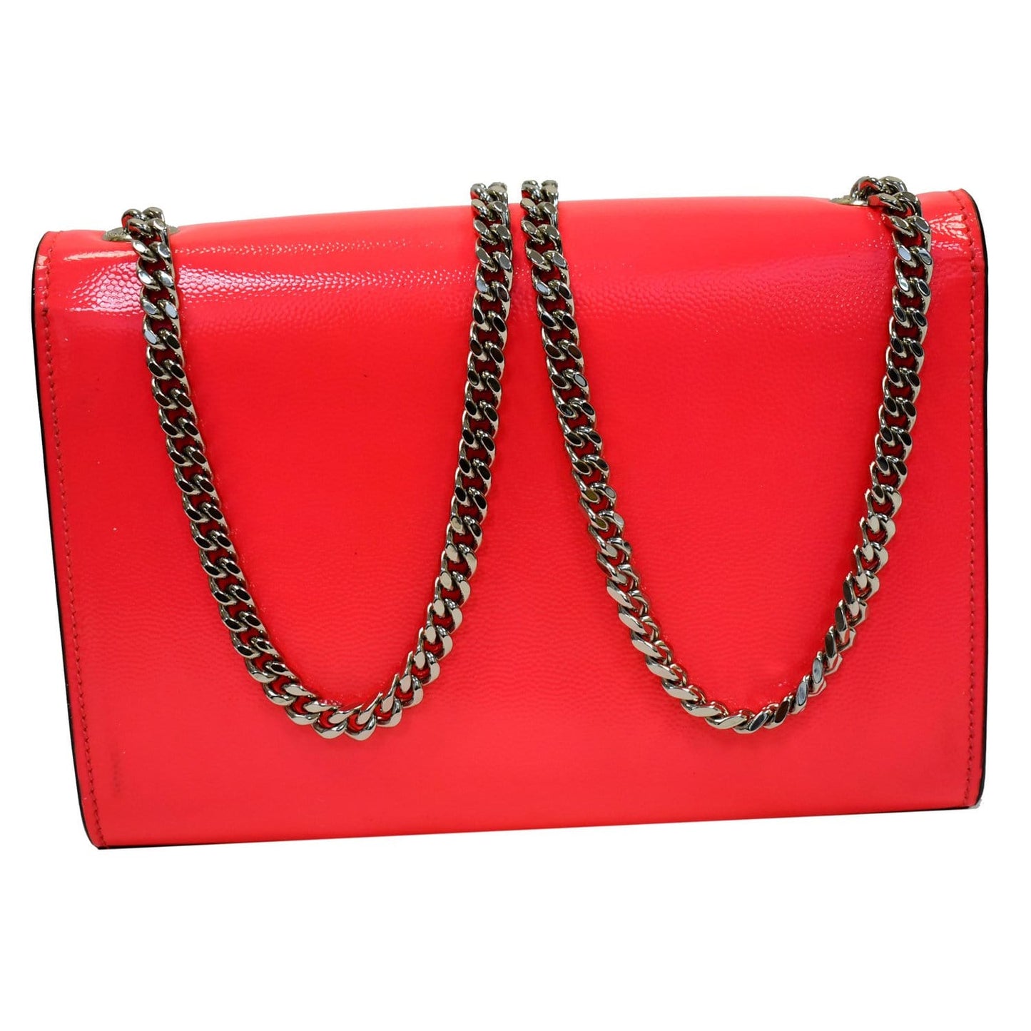 YVES SAINT LAURENT Kate Medium Leather Crossbody Bag Neon Pink
