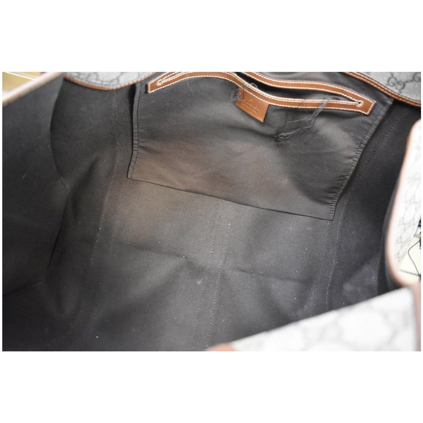 GUCCI Joy Large GG Monogram Shoulder Bag Brown 203493