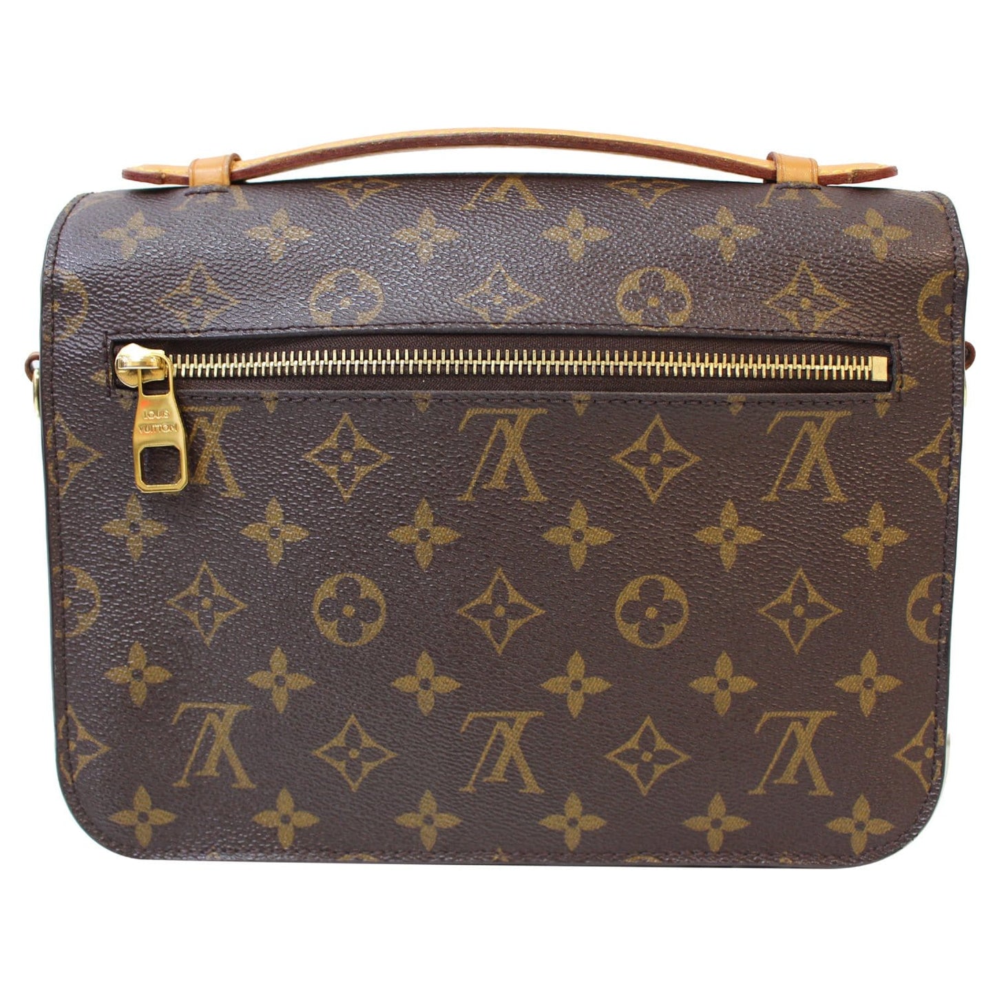 LOUIS VUITTON Metis Pochette Monogram Canvas Crossbody Bag Brown