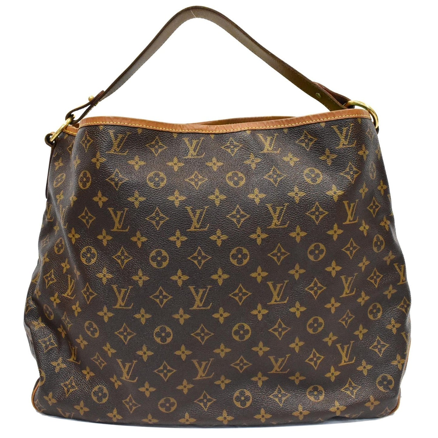LOUIS VUITTON Delightful GM Monogram Canvas Shoulder Bag Brown