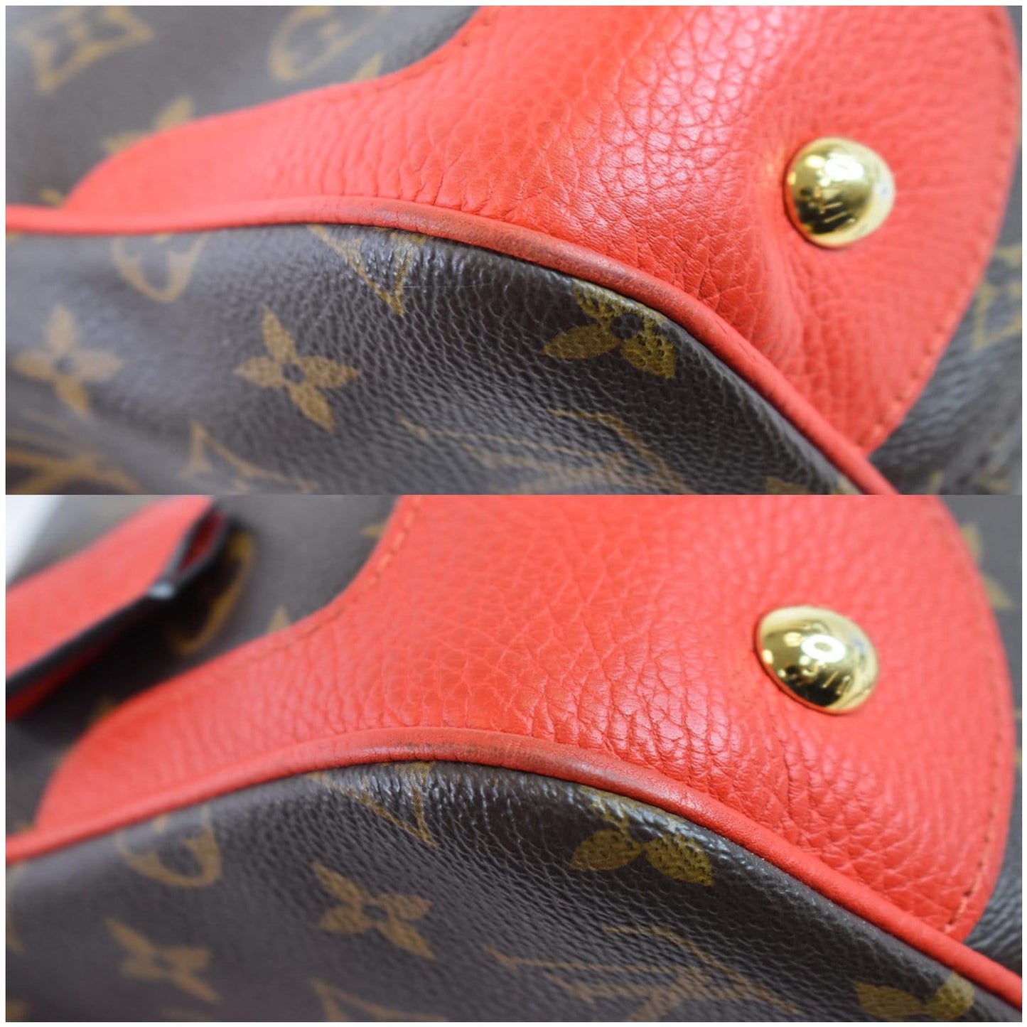 LOUIS VUITTON Estrela NM Monogram Canvas 2Way Shoulder Bag Coquelicot