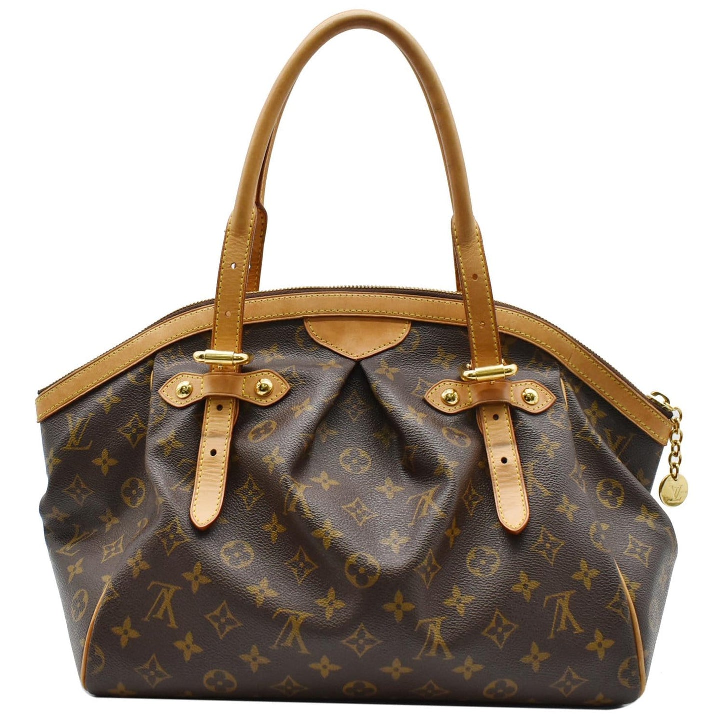 LOUIS VUITTON Tivoli GM Monogram Canvas Shoulder Bag Brown - Hot Deals