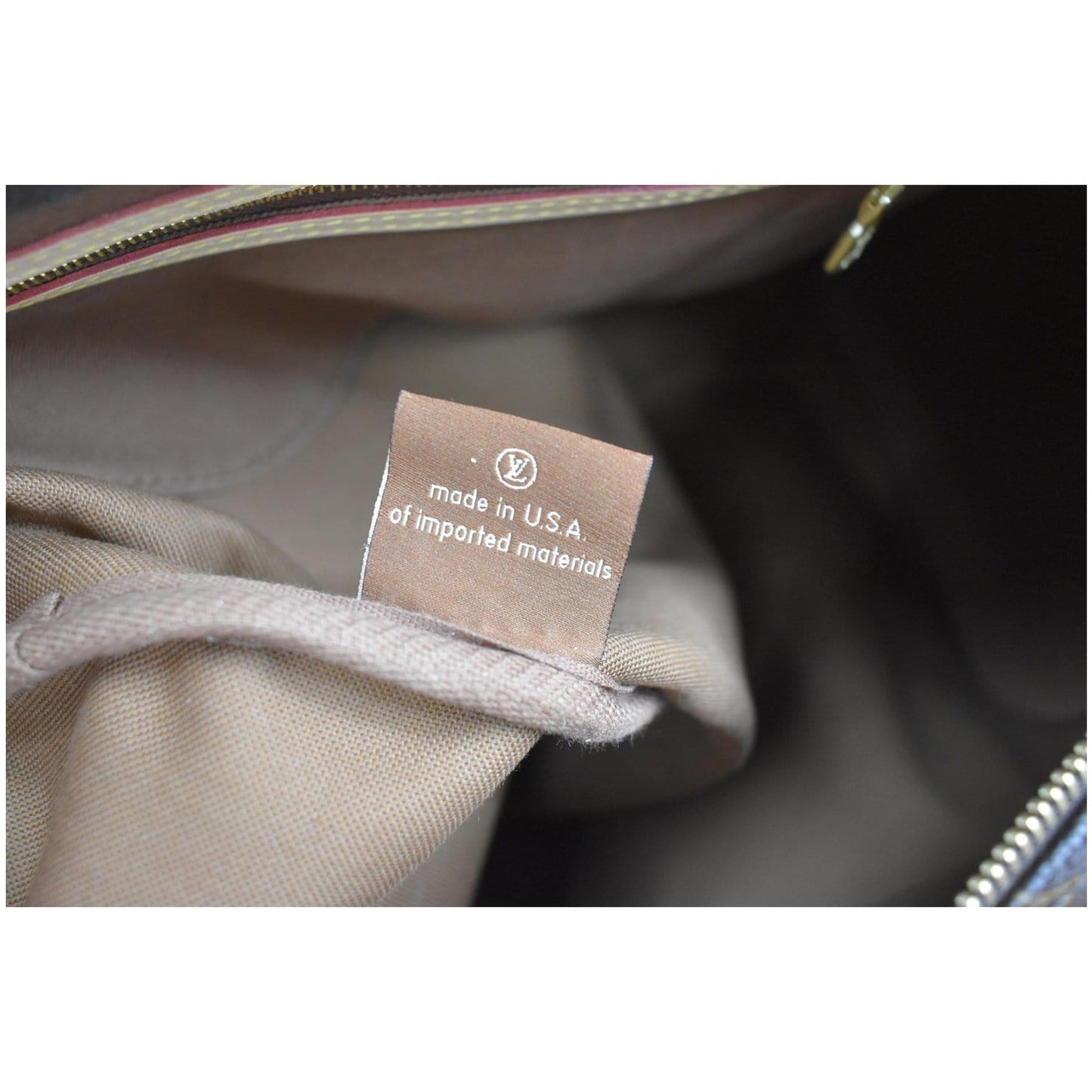 LOUIS VUITTON Speedy 35 Monogram Canvas Satchel Bag Brown