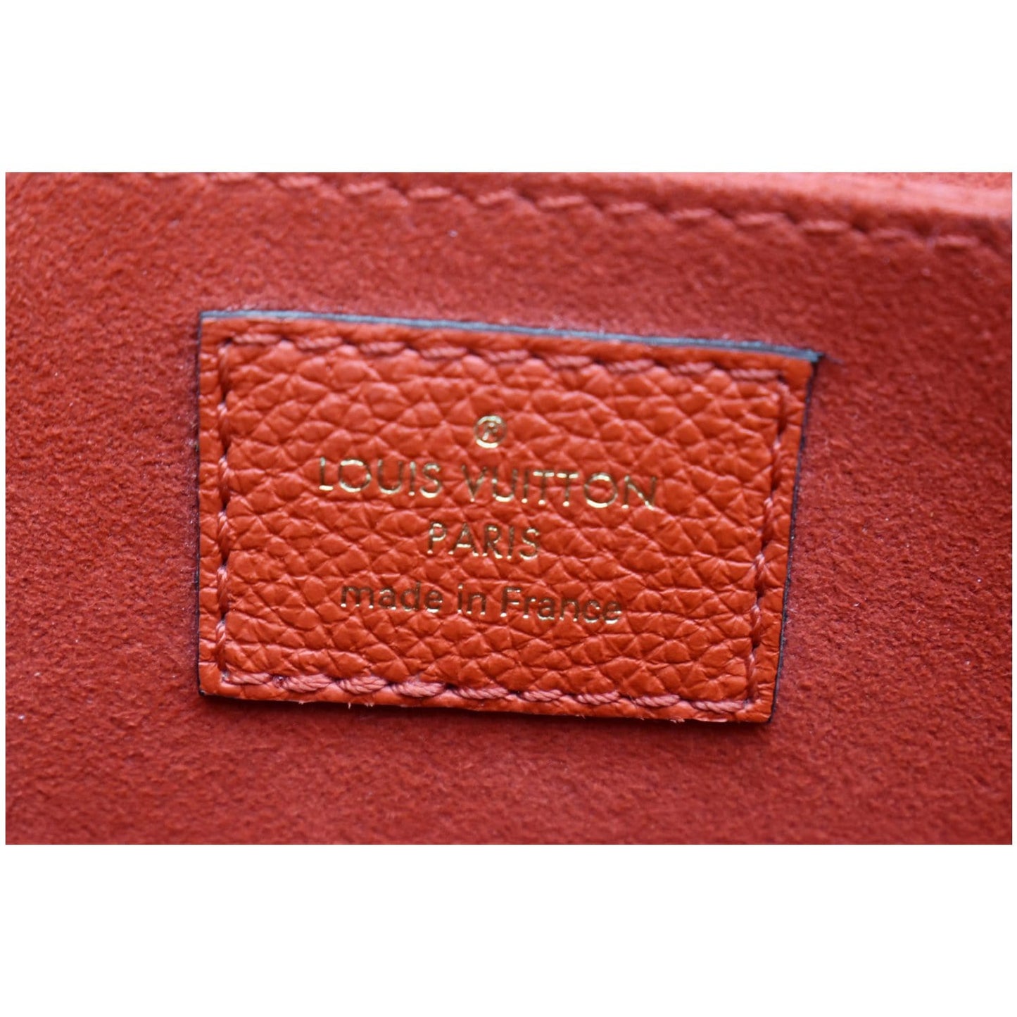 LOUIS VUITTON Vaugirard Monogram Canvas Shoulder Bag Coquelicot