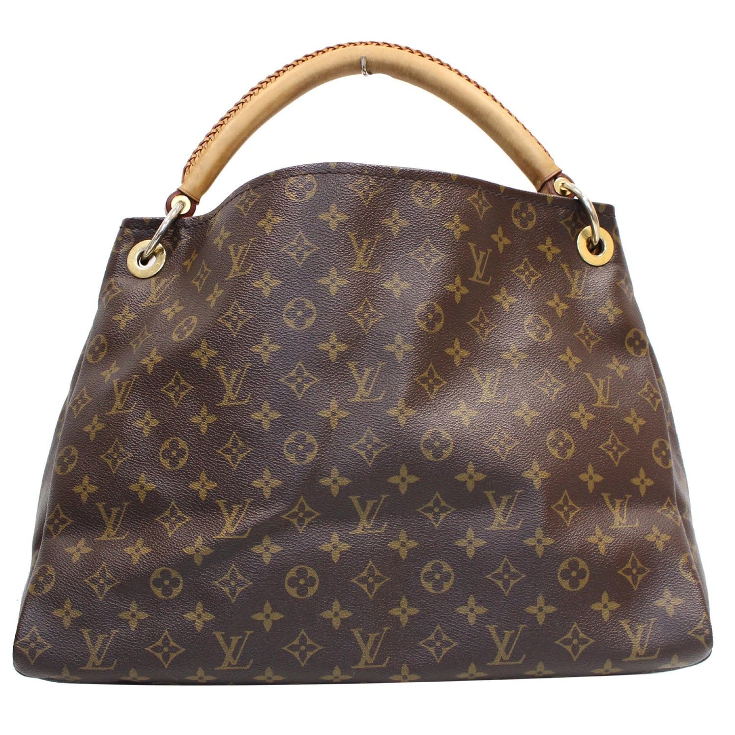 LOUIS VUITTON Artsy MM Monogram Canvas Shoulder Bag Brown