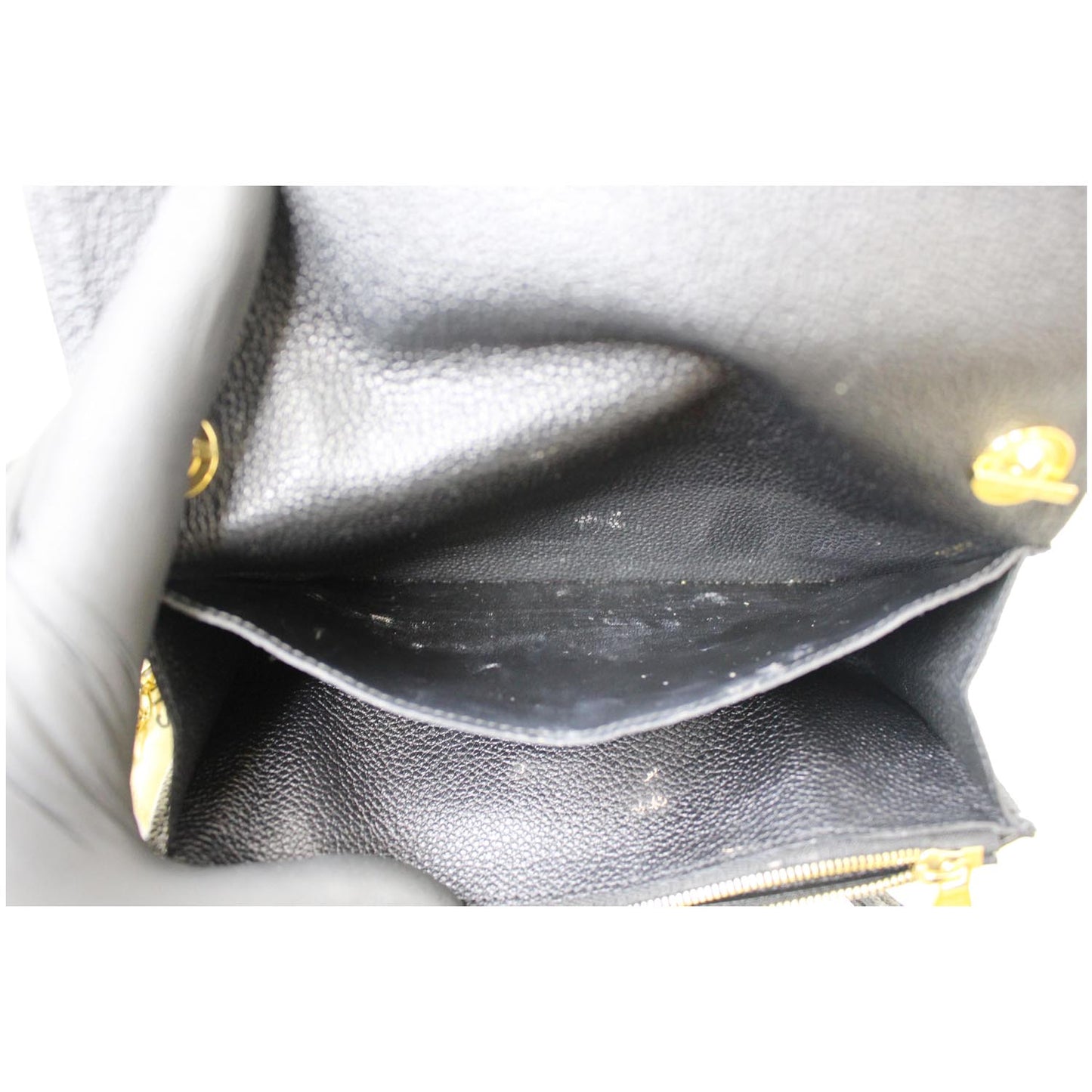 LOUIS VUITTON St Germain Pochette Empreinte Leather Shoulder Bag Black - 15% OFF