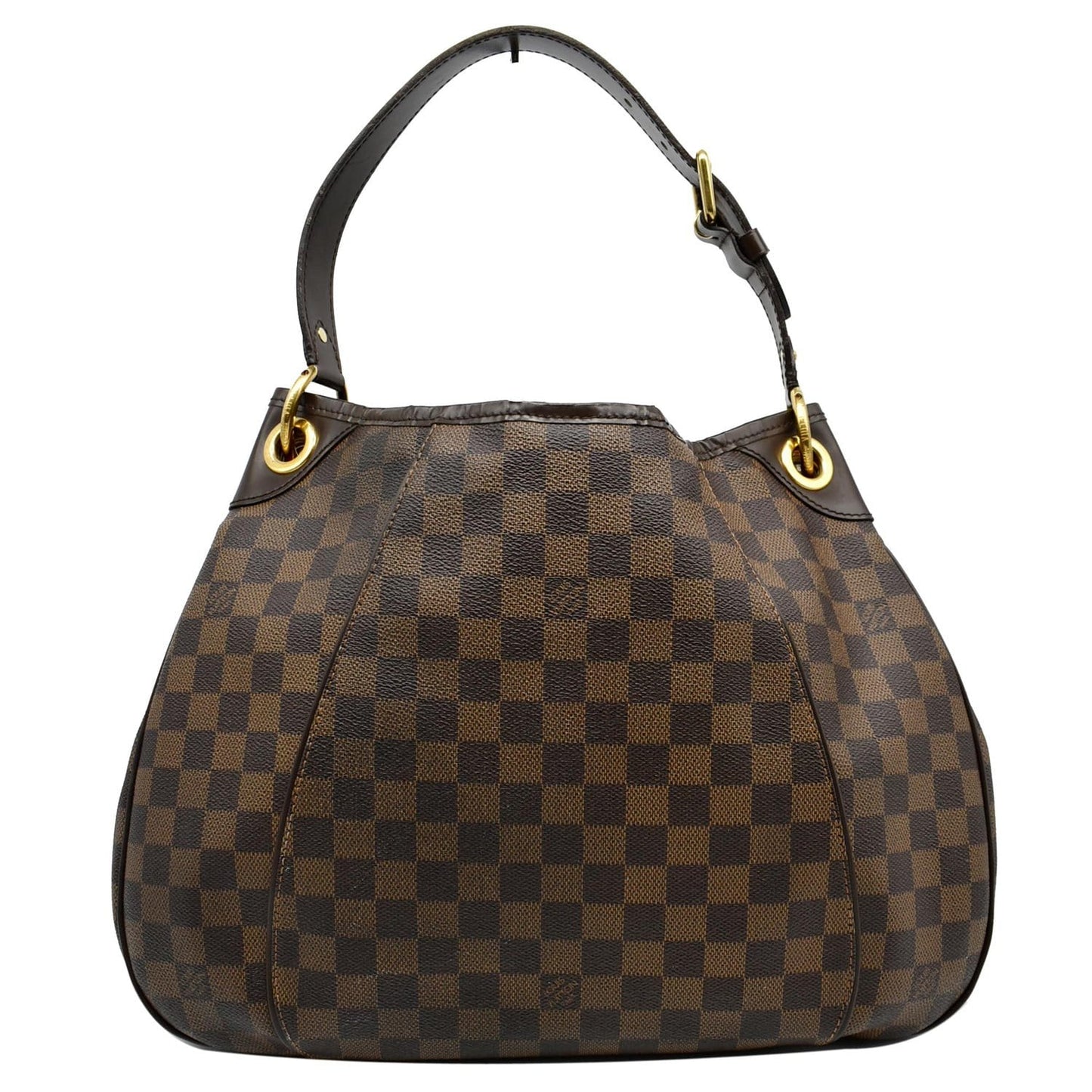 LOUIS VUITTON Galliera PM Damier Ebene Shoulder Bag Brown