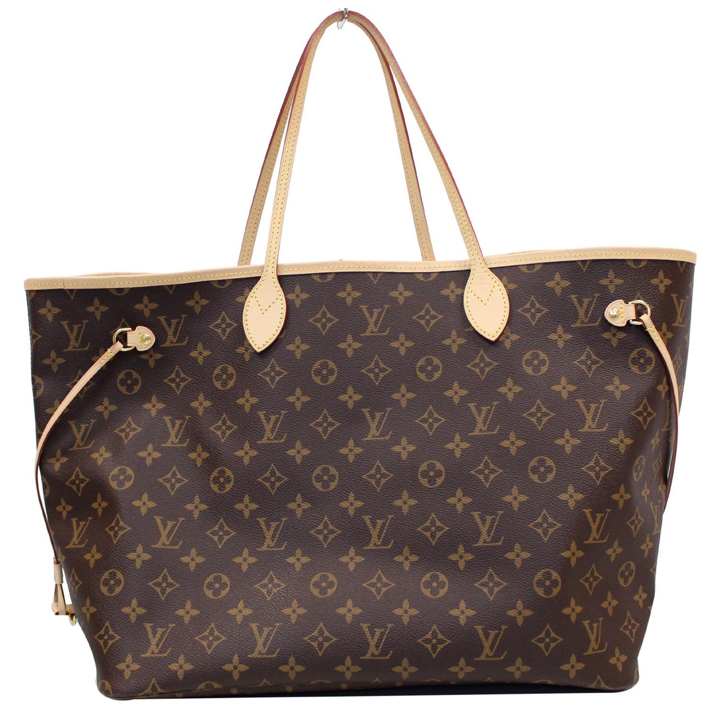 LOUIS VUITTON Neverfull GM Monogram Canvas Tote Shoulder Bag Brown