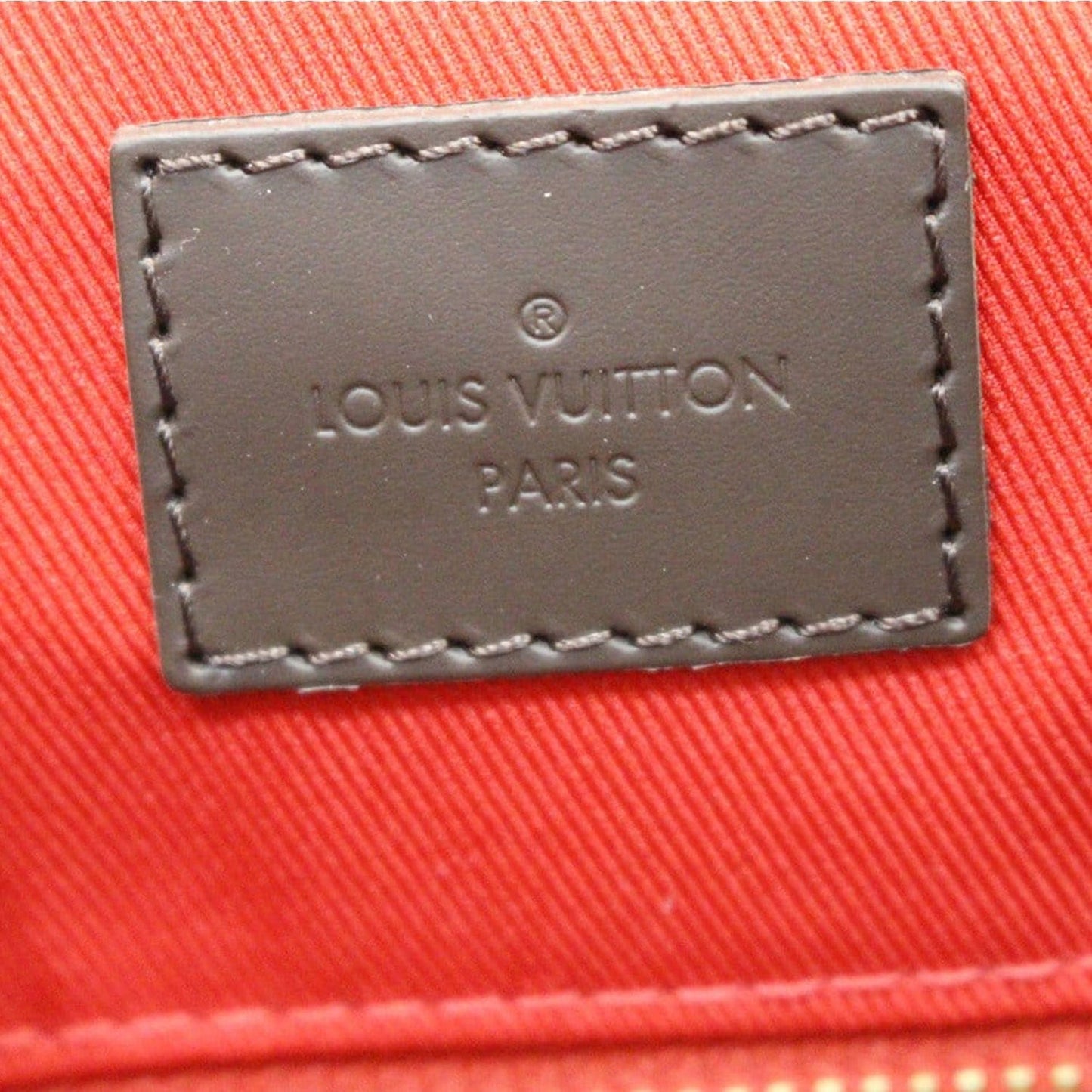 LOUIS VUITTON Graceful MM Damier Ebene Shoulder Bag Brown