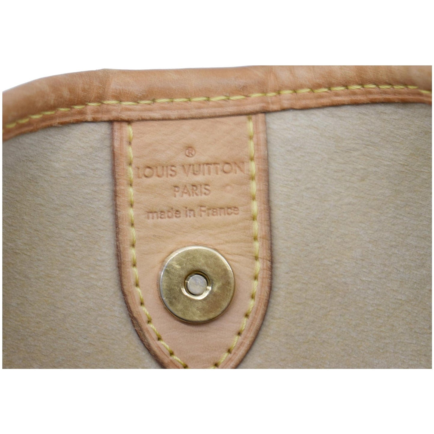 LOUIS VUITTON Galliera PM Monogram Canvas Shoulder Bag Brown