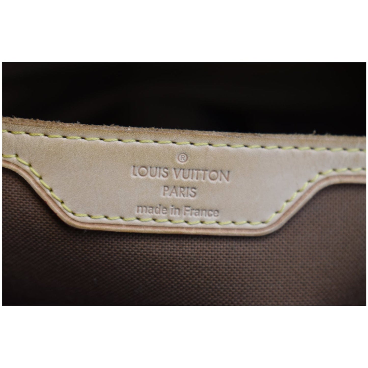 LOUIS VUITTON Palermo GM Monogram Canvas Tote Shoulder Bag Brown