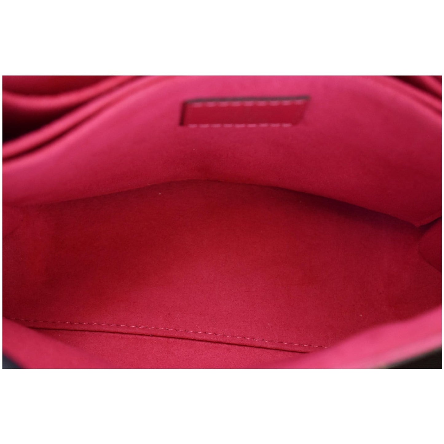 LOUIS VUITTON Saint Michel Monogram Epi Shoulder Bag Red
