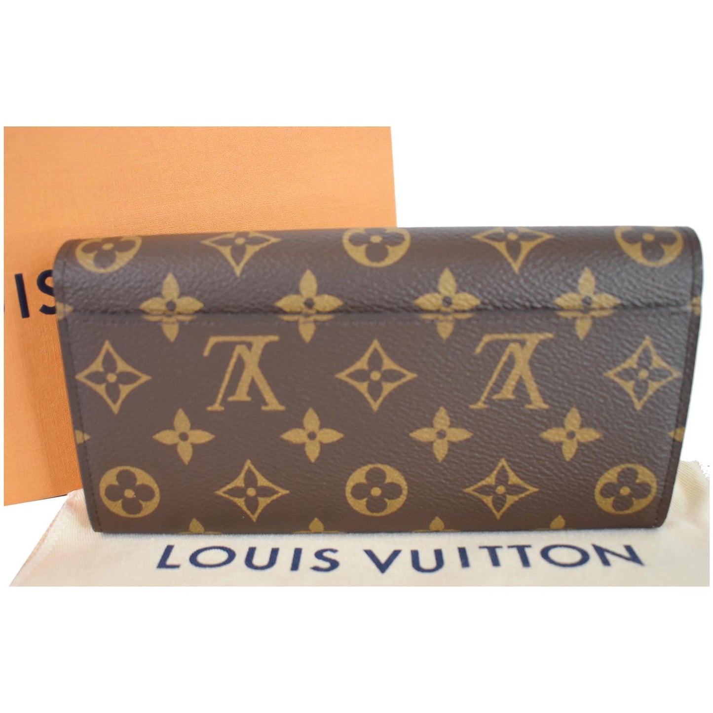 LOUIS VUITTON Monogram Canvas Sarah Wallet Rose Ballerine