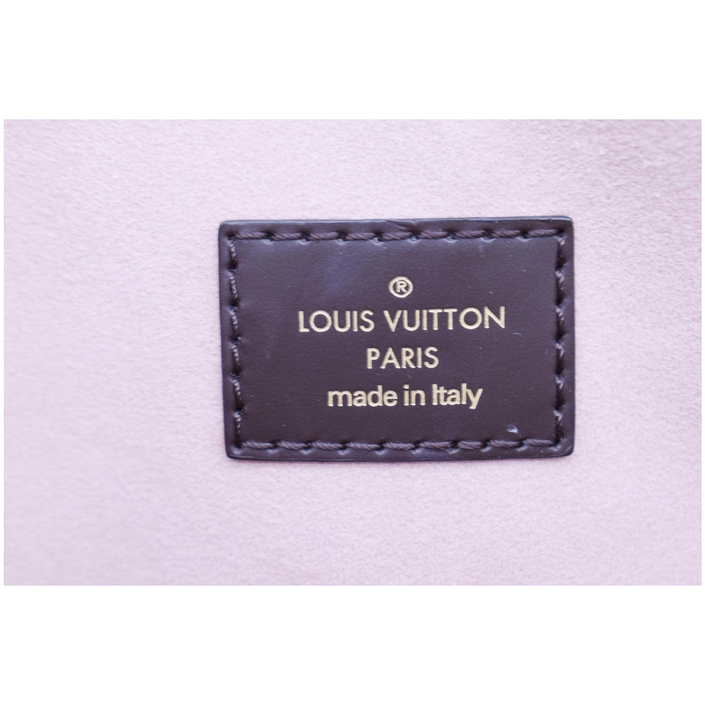 LOUIS VUITTON Normandy Damier Ebene Shoulder Bag Brown/Magnolia