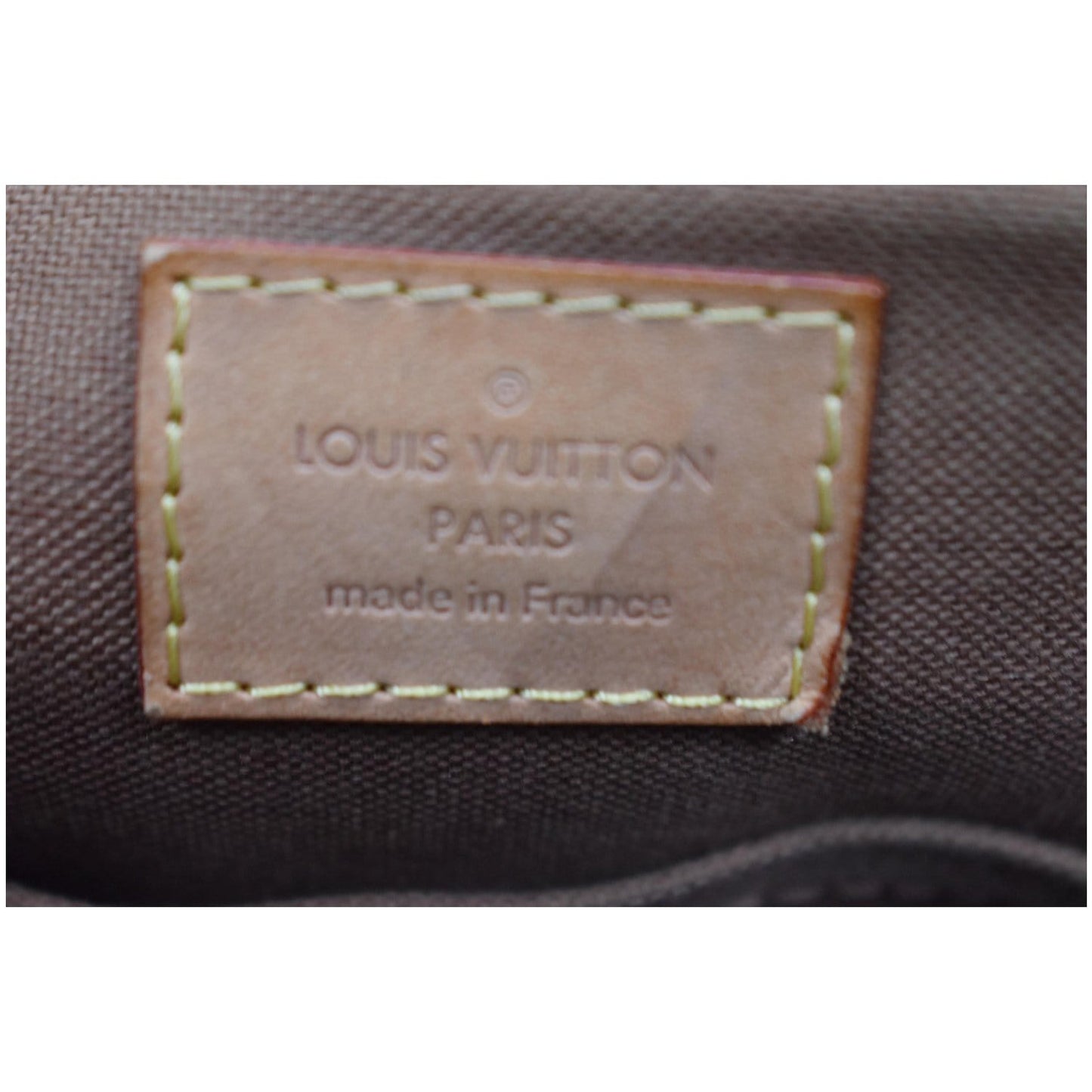 LOUIS VUITTON Palermo PM Monogram Canvas Shoulder Bag Brown