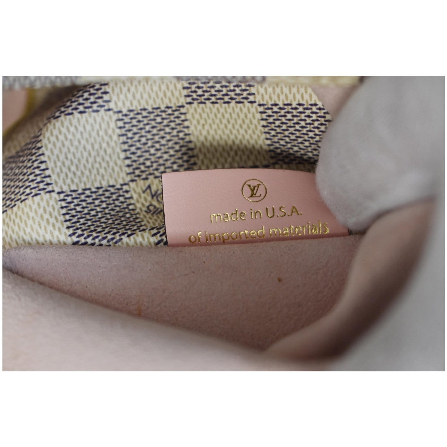 LOUIS VUITTON Neonoe MM Damier Azur Shoulder Bag Rose