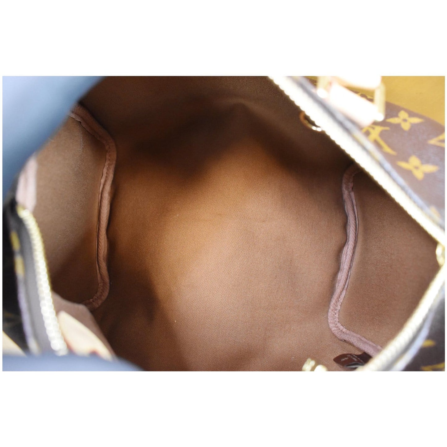 LOUIS VUITTON Speedy 25 Monogram Canvas Shoulder Bag Brown