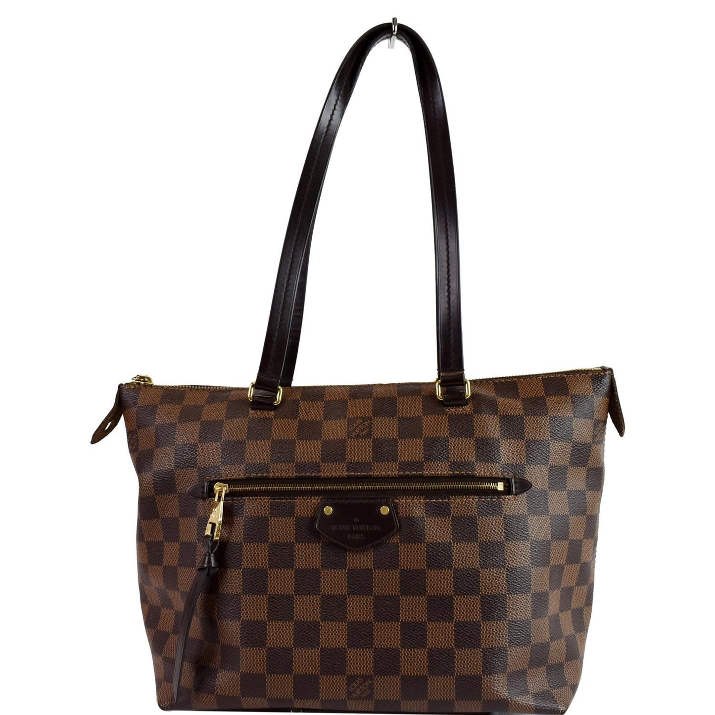 LOUIS VUITTON Iena PM Damier Ebene Shoulder Bag Brown