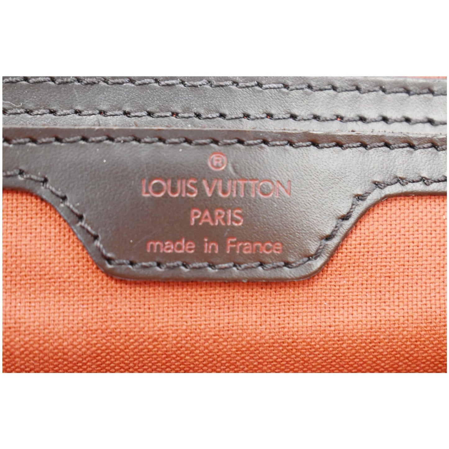 LOUIS VUITTON Soho Damier Ebene Backpack Bag Brown