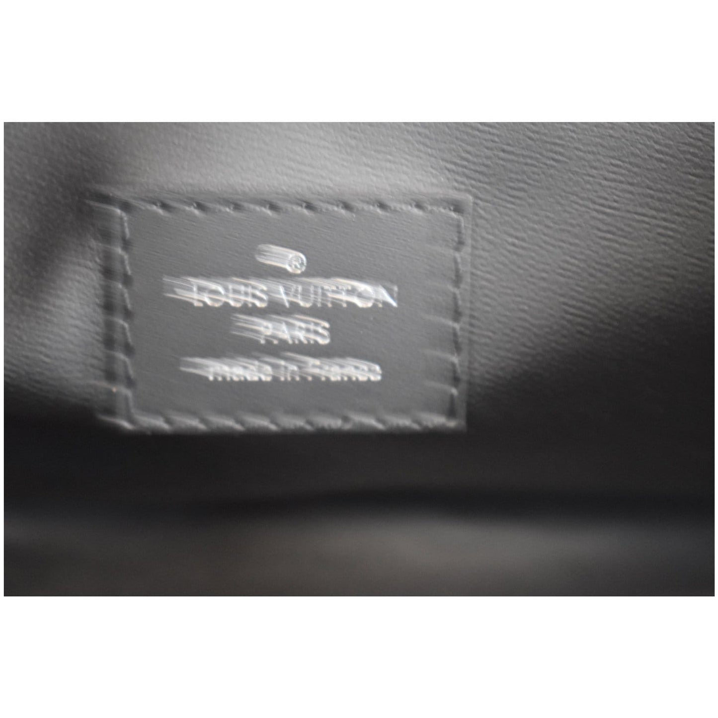 LOUIS VUITTON Dopp Kit Damier Graphite Toilet Pouch Black