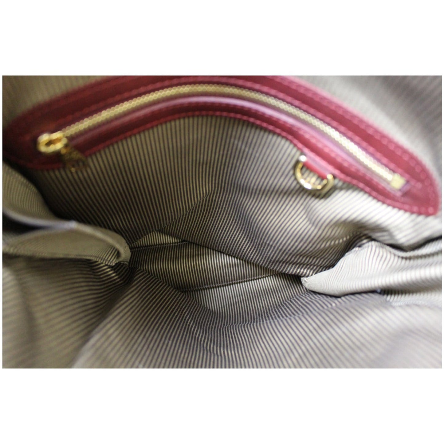 LOUIS VUITTON Bequia Porte Document Monogram Vertical Tote Bag Brown
