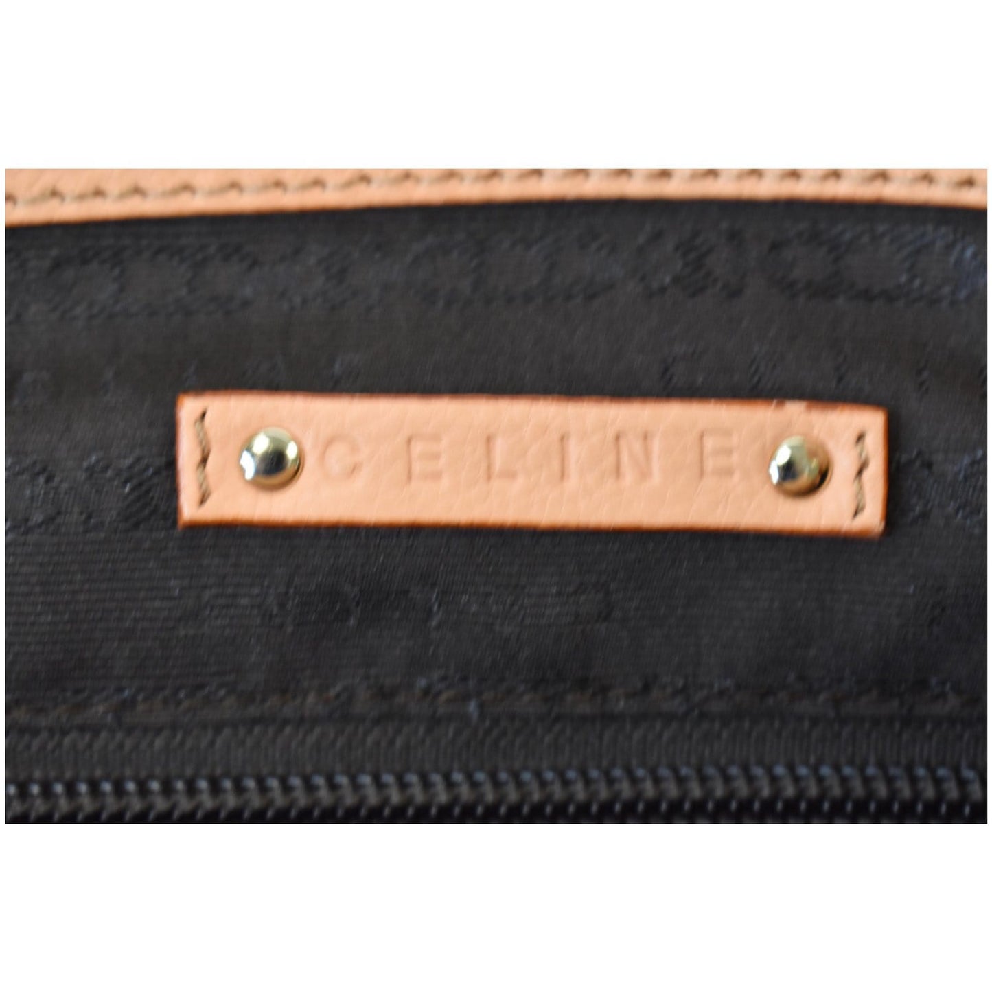 CELINE Blossom Leather Top Handle Tote Bag Peach - Final Sale