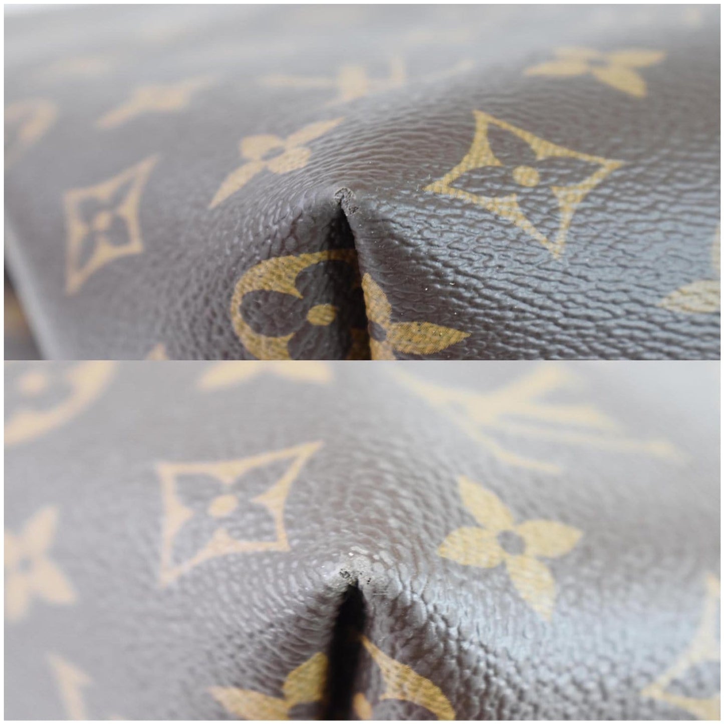 LOUIS VUITTON Graceful MM Monogram Canvas Shoulder Bag Brown