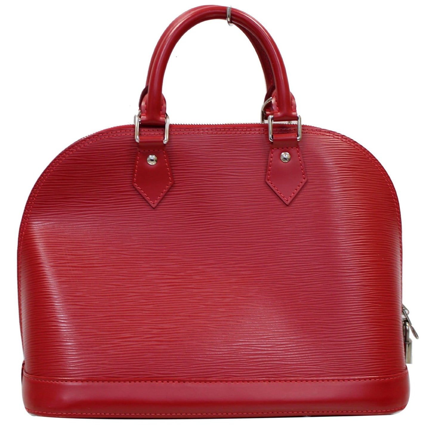 LOUIS VUITTON Alma PM Epi Leather Satchel Bag Red - 25% OFF