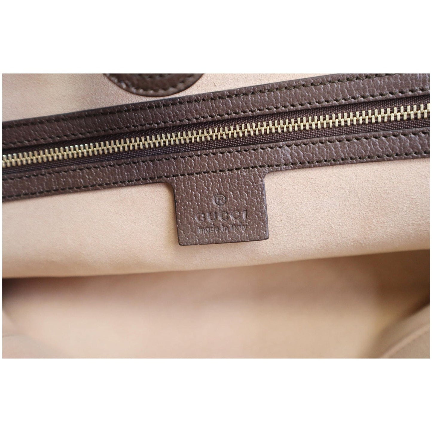 GUCCI Ophidia Medium GG Supreme Canvas Tote Bag Beige 631685