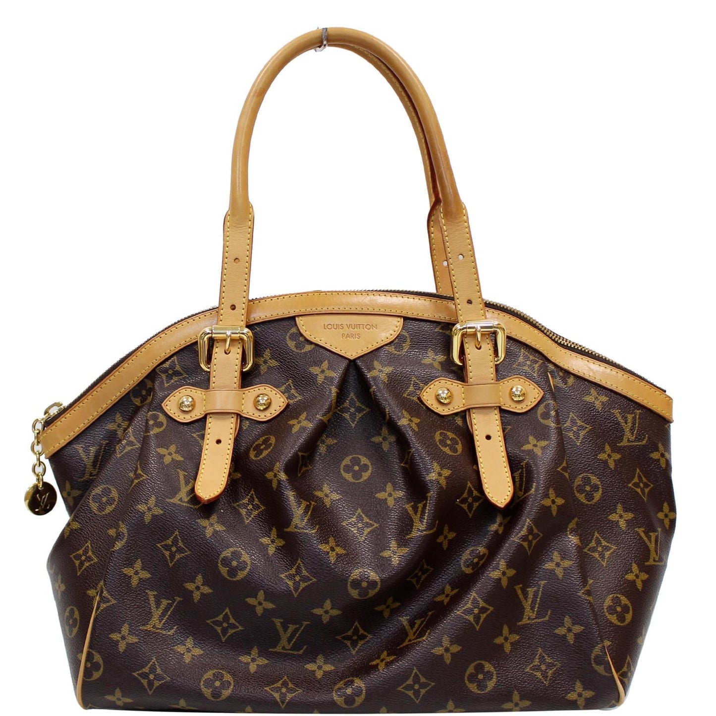 LOUIS VUITTON Tivoli GM Monogram Canvas Shoulder Bag Brown