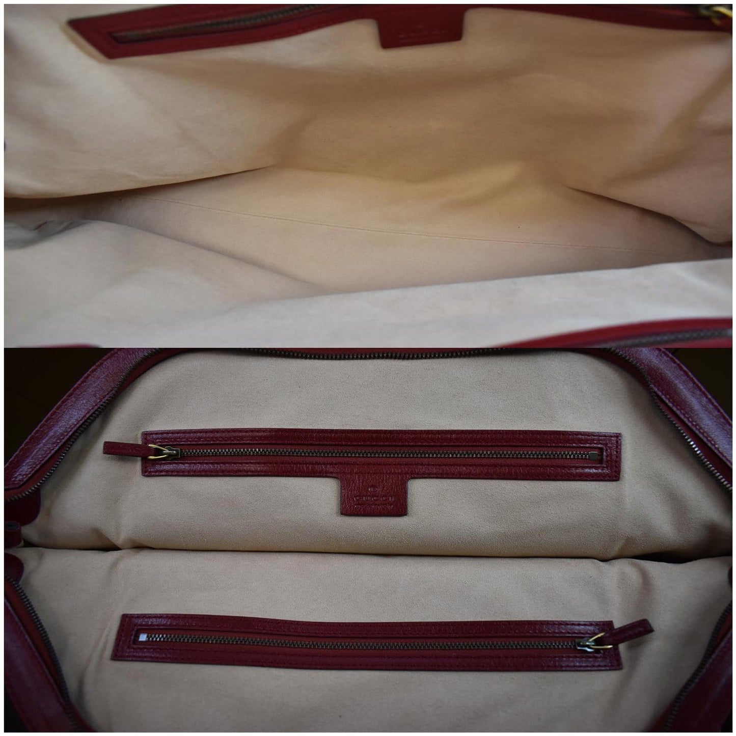 GUCCI Large Re(Belle) Calfskin Top Handle Bag Red 515937
