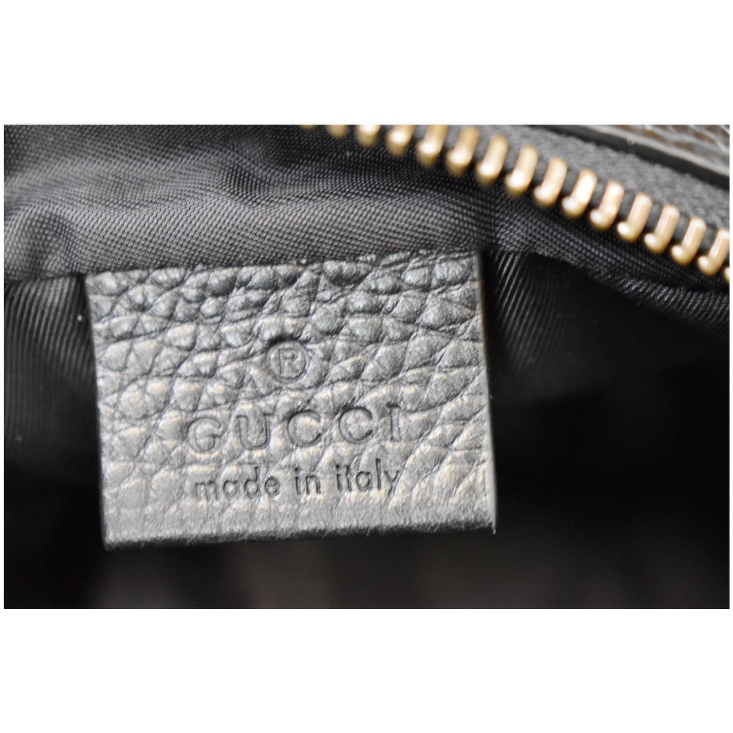 GUCCI Soho Disco Small Leather Crossbody Bag Black 347994