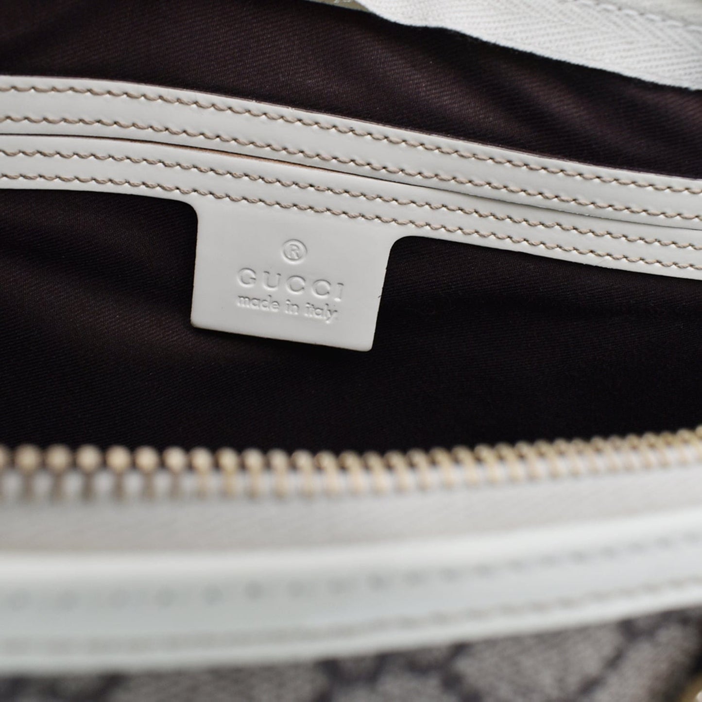 GUCCI GG Plus Joy Monogram Canvas Boston Bag Beige 193603