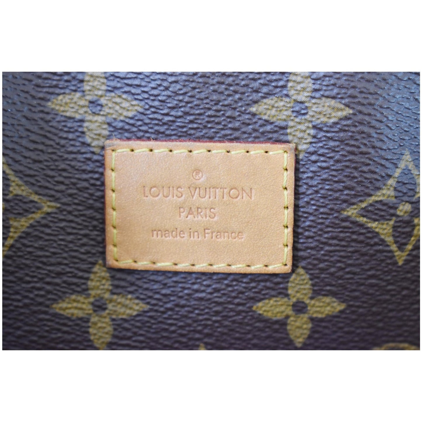 LOUIS VUITTON Melie Monogram Canvas Hobo Shoulder Bag Brown