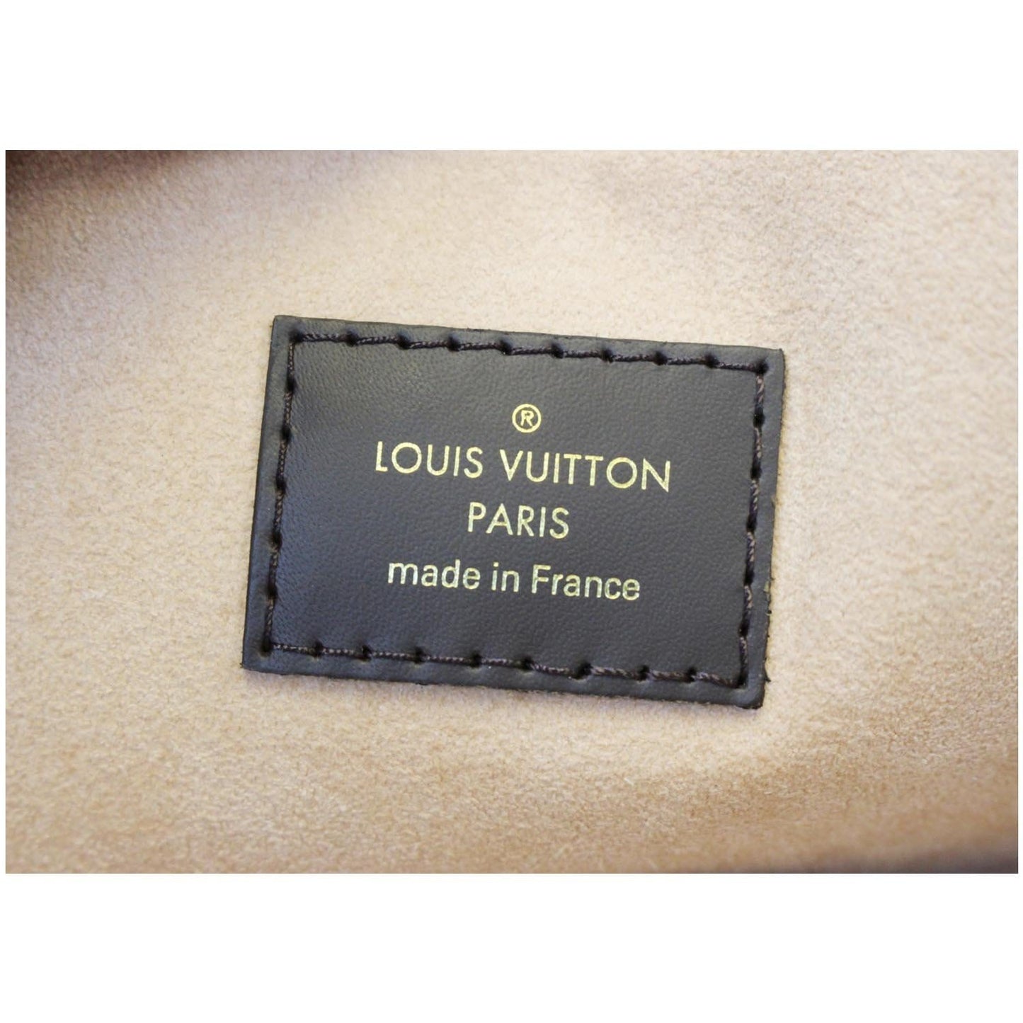 LOUIS VUITTON Kensington Bowling Damier Ebene Shoulder Handbag Brown