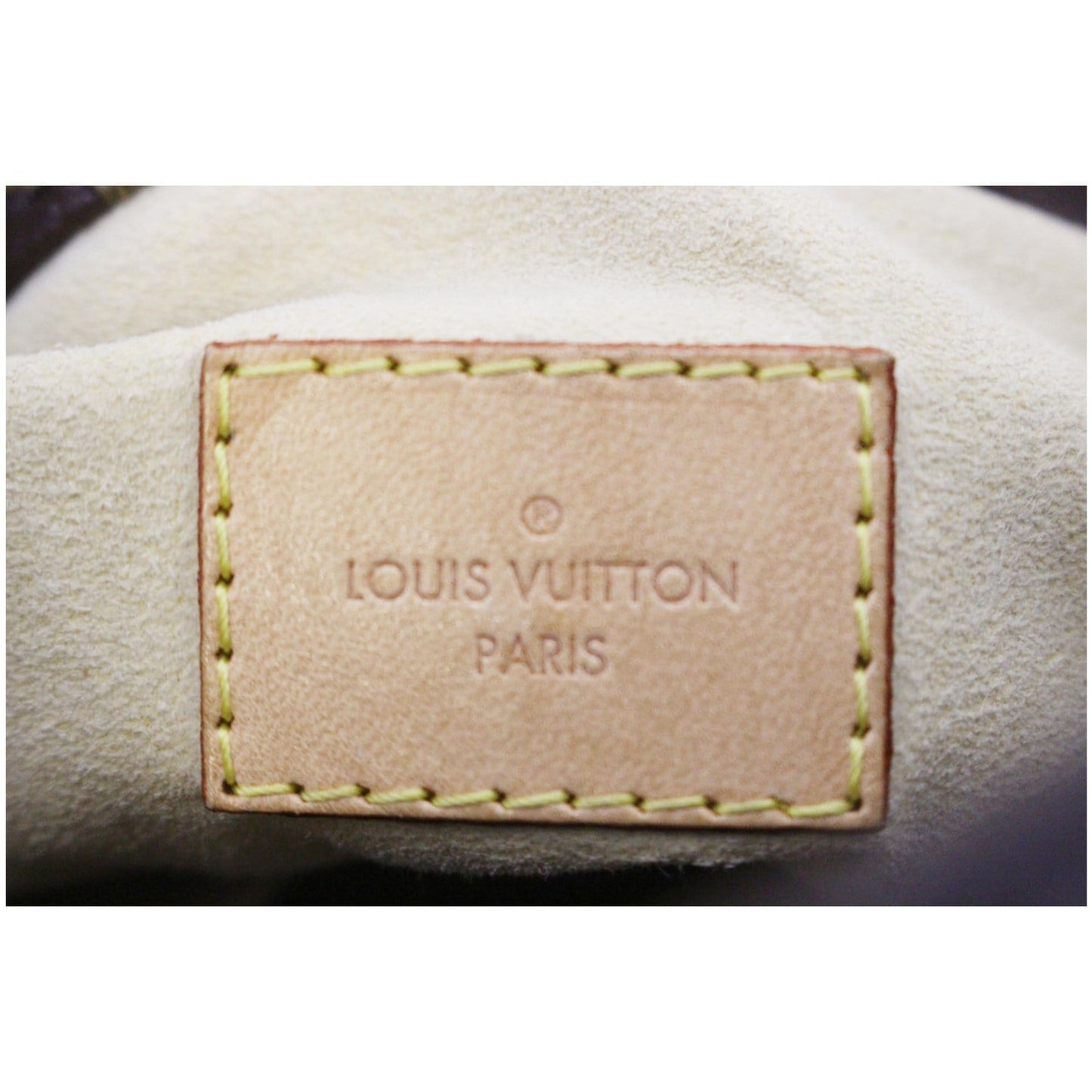 LOUIS VUITTON Artsy MM Monogram Canvas Shoulder Bag Brown