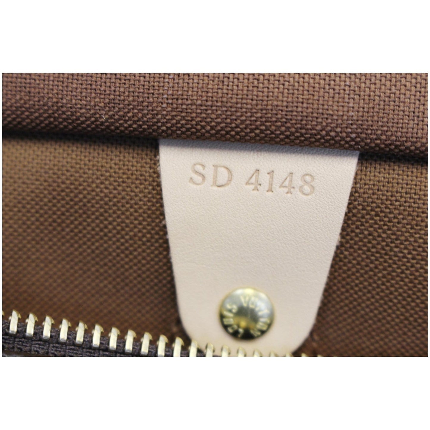 LOUIS VUITTON Speedy 30 Monogram Canvas Satchel Handbag Brown