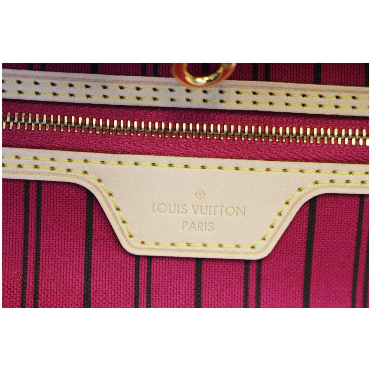 LOUIS VUITTON Neverfull MM Pivoine Monogram Canvas Tote Bag