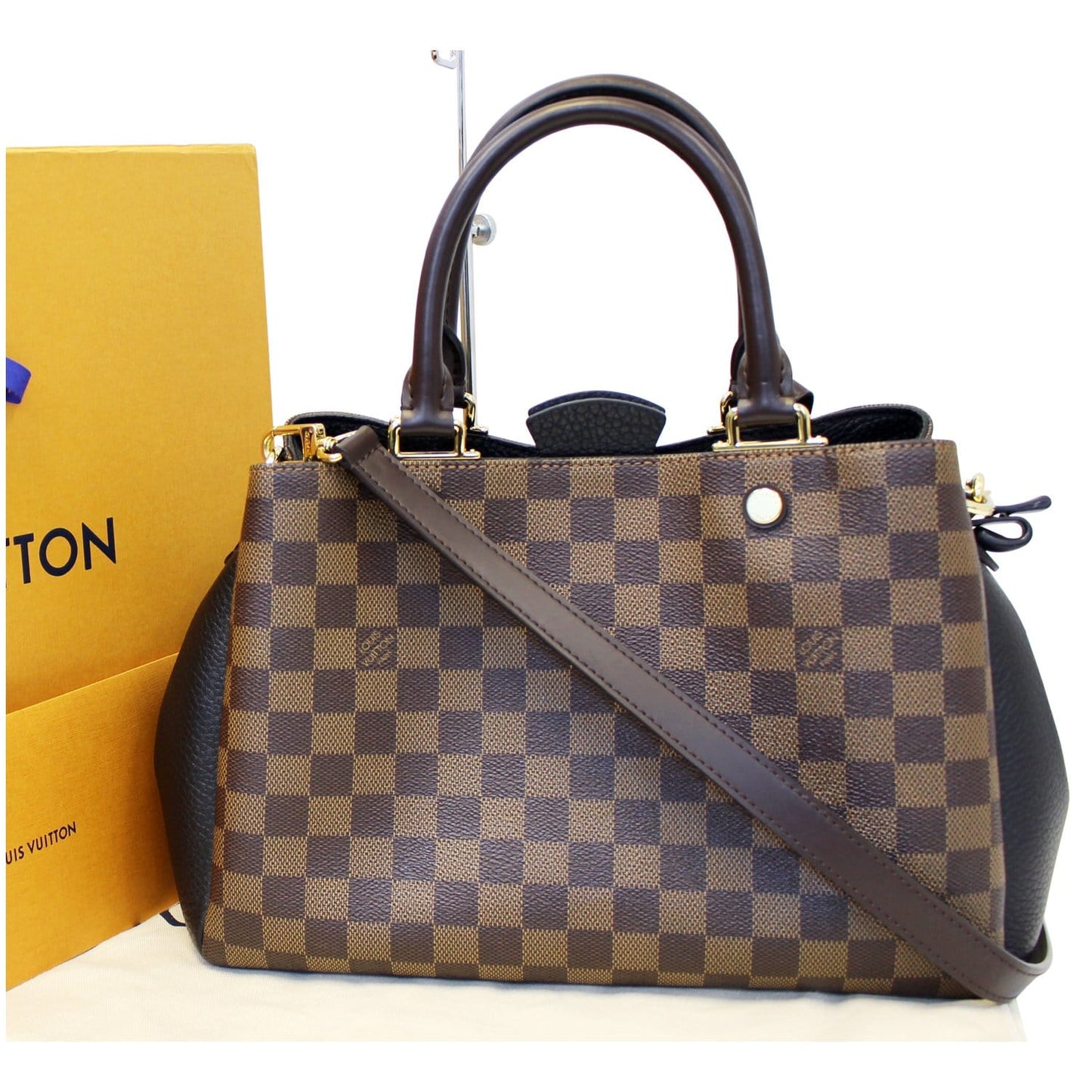 LOUIS VUITTON Brittany Damier Ebene Shoulder Bag