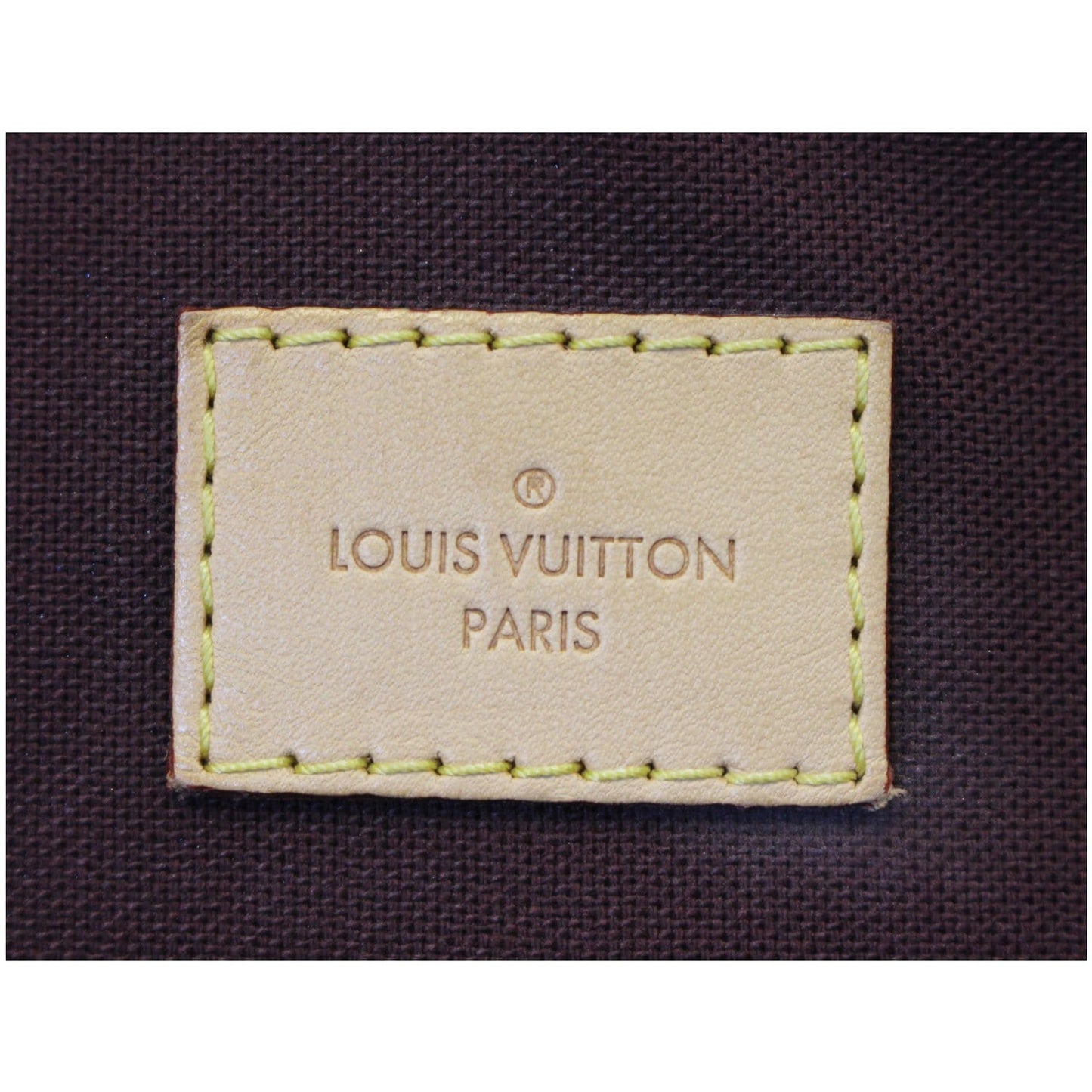 LOUIS VUITTON Iena MM Monogram Canvas Shoulder Bag Brown